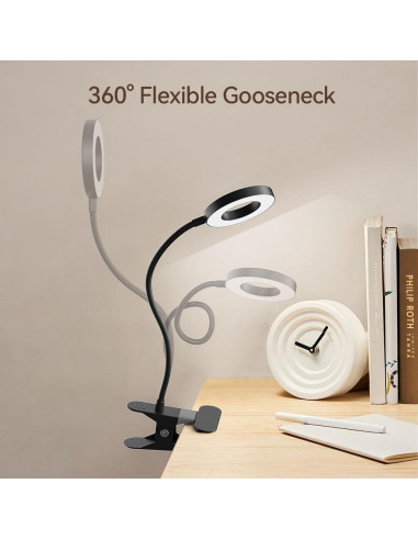 Lámpara de Escritorio LED Clip Shenzhen LAM30B 3 Modos 10 Niveles