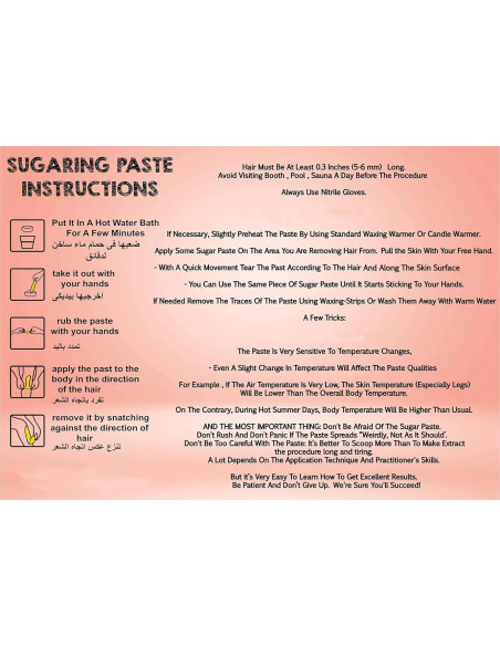 Cera Depilatoria Harir Dulce 800g Natural para Todo el Cuerpo