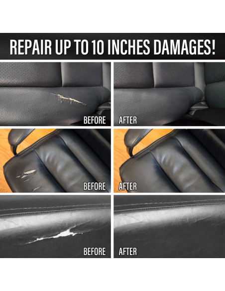 Kit de Reparación de Cuero ARCSSAI para Muebles y Autos