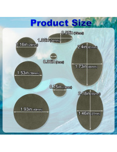 16 Parches de Reparación Autoadhesivos Pndeyo Nylon Verde 2
