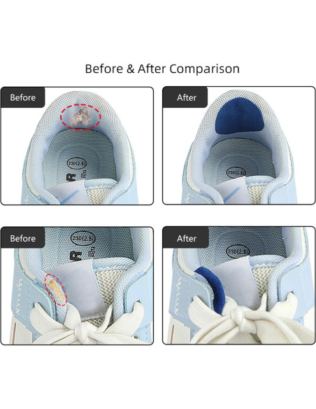 6 Parches Autoadhesivos ZHIZHOUNEY para Reparación de Calzado