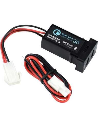 Cargador Doble USB Quick Charge 3.0 Cllena para Toyota