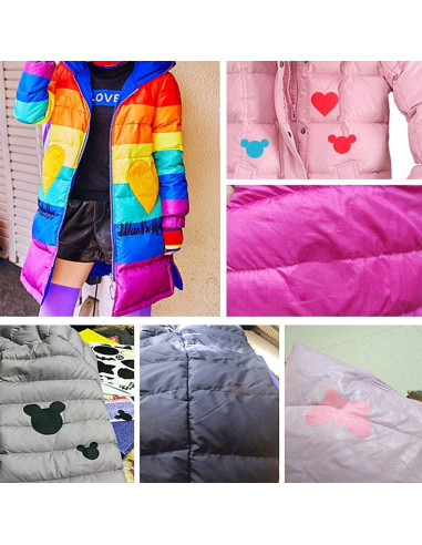 15 Parches de Reparación Autoadhesivos Nylon Pimoys 25x15cm