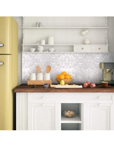 Azulejos de Concha KASARO 30.48x30.48cm Blanco Retro