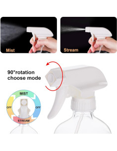 Botellas de Spray de Vidrio Hmaimas 473ml Reutilizables 2 Piezas 2