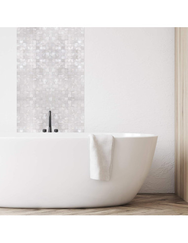 Azulejos de Concha KASARO 30.48x30.48cm Blanco Retro