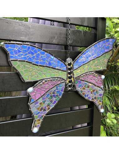 Azulejos de Mosaico de Vidrio Iridiscente Youway 200g para Manualidades