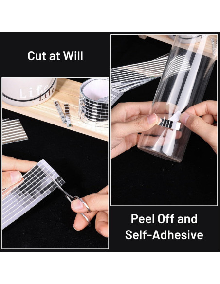 Azulejos de Mosaico Autoadhesivos PP OPOUNT 2360 Piezas 5x5mm