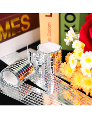 Azulejos de Mosaico Autoadhesivos PP OPOUNT 2360 Piezas 5x5mm