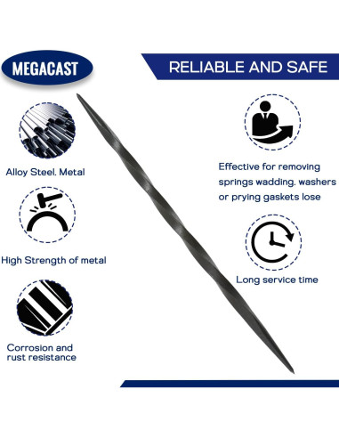 Herramienta de Grabado Doble Punta MegaCast Twist Scribe 18g