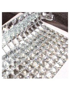 Azulejo de Espejo Autoadhesivo Diflart 5 Hojas 20x20 mm