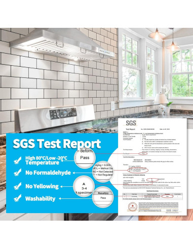 Azulejos Autoadhesivos Art3d 10 Piezas 32x27 cm Blanco