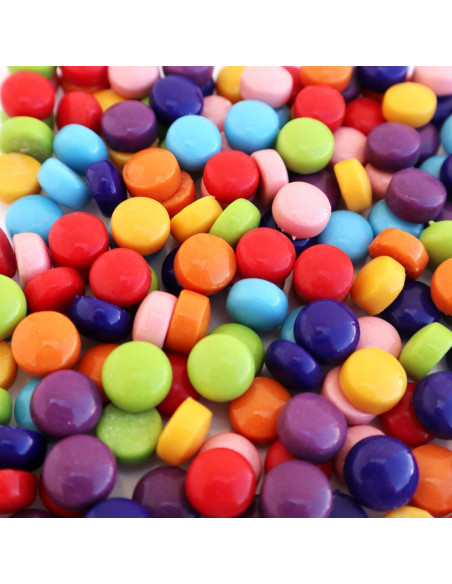 Azulejos Mosaico de Vidrio EDFLIFE 12mm Arcoíris 130 Piezas