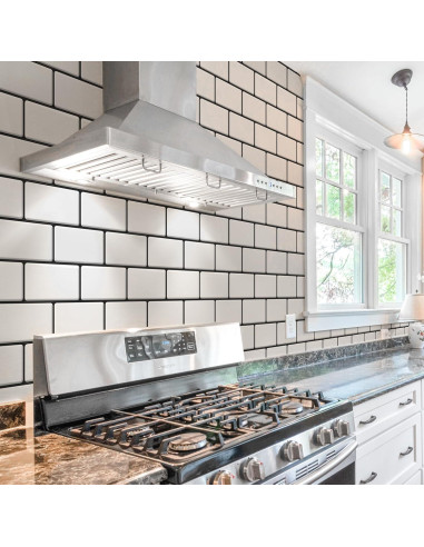 Azulejos Autoadhesivos Art3d 10 Piezas 32x27 cm Blanco