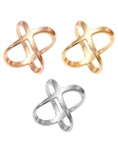 Juego de 3 Clips en Forma de X para Bufandas BRBASAP