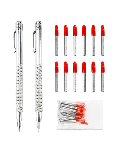 Juego de Grabado Jokupey 2PCS Carburo Tungsteno 12 Puntas