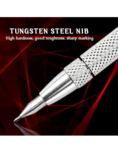 Juego de Grabado Jokupey 2PCS Carburo Tungsteno 12 Puntas