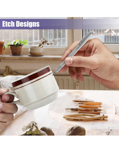 Herramienta de Grabado Yakamoz - 2 Pcs Carburo Tungsteno