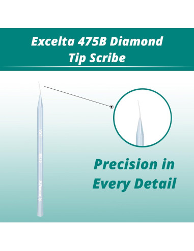 Excelta 475B Punta de Diamante Scribe 11.43 cm Profesional