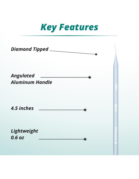 Excelta 475B Punta de Diamante Scribe 11.43 cm Profesional