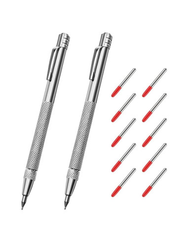 Herramienta de Scribe Eyech 2 Piezas Carburo Tungsteno Grabador