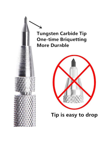 Herramienta de Scribe Eyech 2 Piezas Carburo Tungsteno Grabador