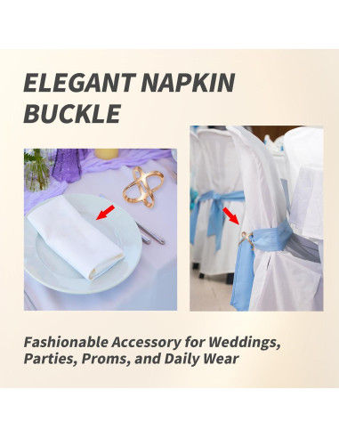 Juego de 3 Clips en Forma de X para Bufandas BRBASAP