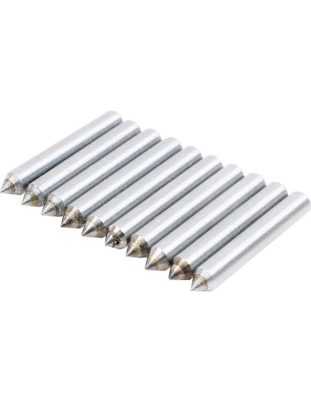 Puntas de Grabado de Carburo 10pcs AUTOTOOLHOME 3mm