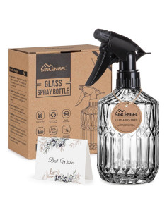 Botella de Spray para Plantas Sincengel 400 ml Vidrio Gris