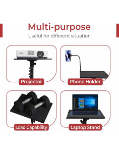 Soporte de Proyector Tripode PEENOZ Ajustable 52 a 140 cm 2