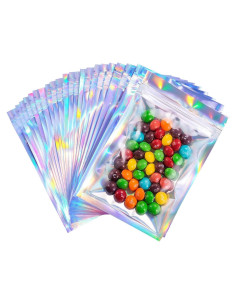Bolsas Holográficas Reutilizables Gwybkq 300 Piezas 10x15 cm
