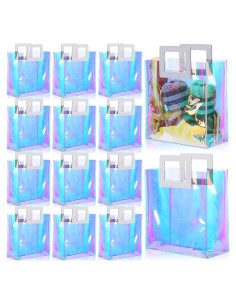 18 Bolsas de Regalo Holográficas Newwiee 20x20cm PVC