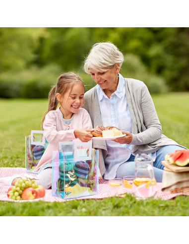 18 Bolsas de Regalo Holográficas Newwiee 20x20cm PVC