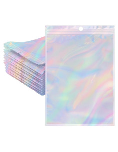 Bolsas de Mylar Reutilizables Vilnadu 15x23 cm Holográficas