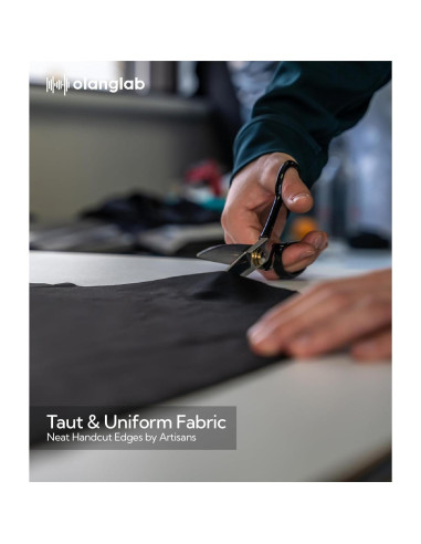 Paneles Acústicos Olanglab Absorbentes de Sonido 4 Pzas 48x12 cm Gris