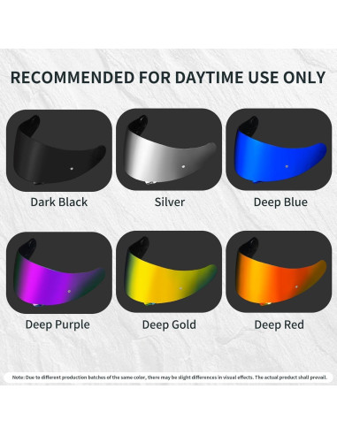 Visera ahumada PSLER GT Air 2 - Protección UV para Casco