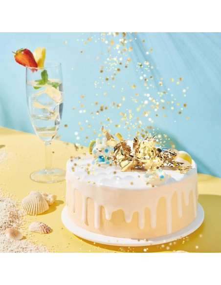 Hoja de Oro Comestible Lwuey 10g para Decoración de Pasteles