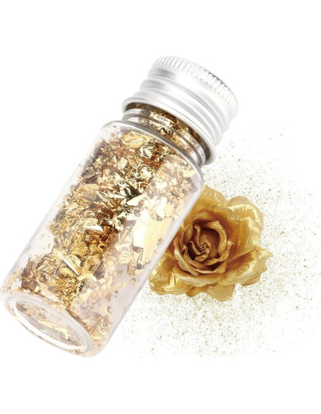 Hoja de Oro Comestible Lwuey 10g para Decoración de Pasteles