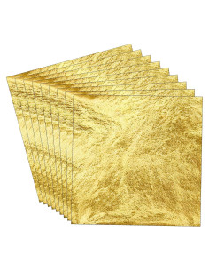 200 Hojas de Foil Dorado Styquenzer 13.97x13.97 cm para Manualidades