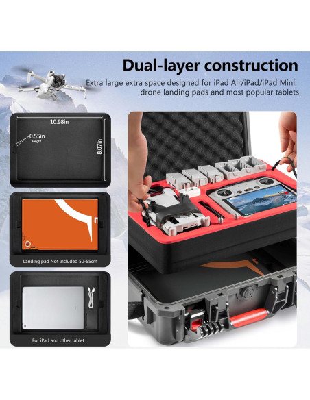 Funda Impermeable STARTRC PHOTO Mini 4 Pro Doble Capa