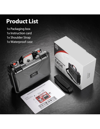 Funda Impermeable STARTRC PHOTO Mini 4 Pro Doble Capa