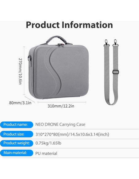 Funda de Transporte STARTRC PHOTO para Dron DJI Neo Fly More Combo