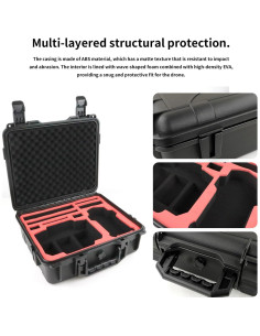 Estuche Duro Impermeable Liyirui para Drone DJI Air 2S - Negro 2
