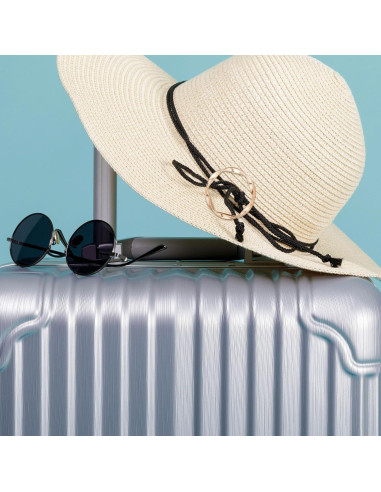 Hoteam 16 Clips de Anillo para Bufanda y Corbata - Oro y Plata