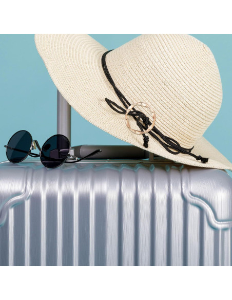 Hoteam 16 Clips de Anillo para Bufanda y Corbata - Oro y Plata