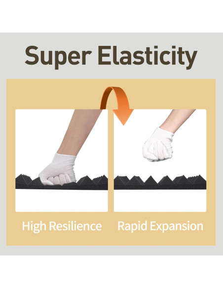 Paquete de 36 Paneles Acústicos AUSLET 30x30 cm Alta Densidad