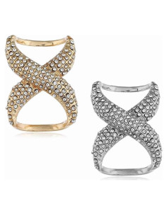 Clips de Bufanda de Moda JasperKino - 2 Piezas Dorado