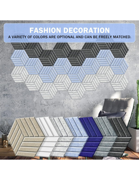 Paneles Acústicos Autoadhesivos 12 Piezas 35.6x30.5x1.0 cm Gris