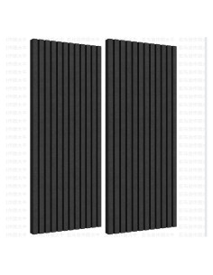 Paneles de Espuma Acústica Aislantes de Sonido 121.92x60.96cm Negro