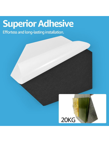 Paneles Acústicos Hexagonales Art3d 12 Pcs Triángulo Negro